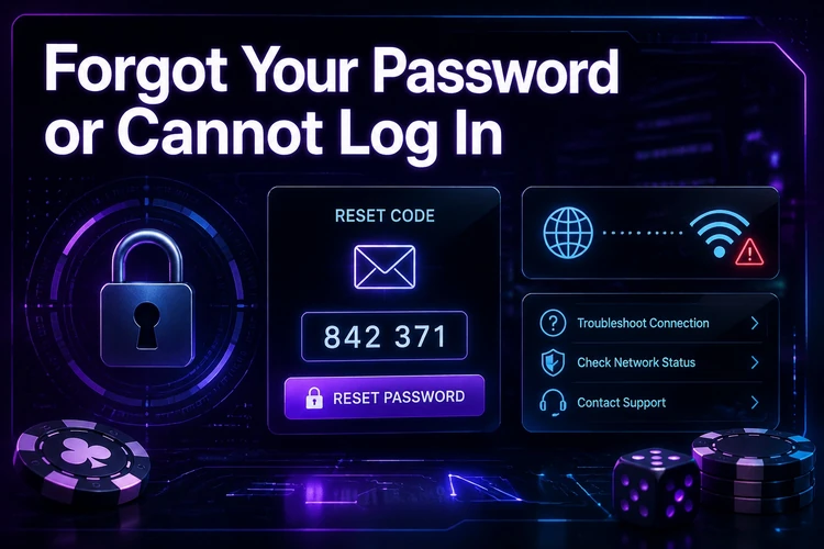 Forgot Your Password or Cannot Log In
