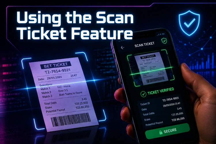 Using the Scan Ticket Feature